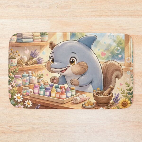 Item preview, Magical Pharmacy – Dolphin Squirrel Pharmacist designed and sold by TreatLLC.
