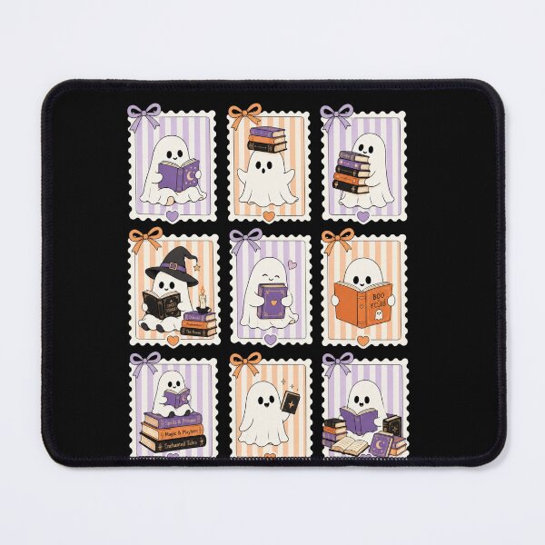 Item preview, Ghost Book Lover Halloween Cute Spooky Reading Art designed and sold by anapldv.