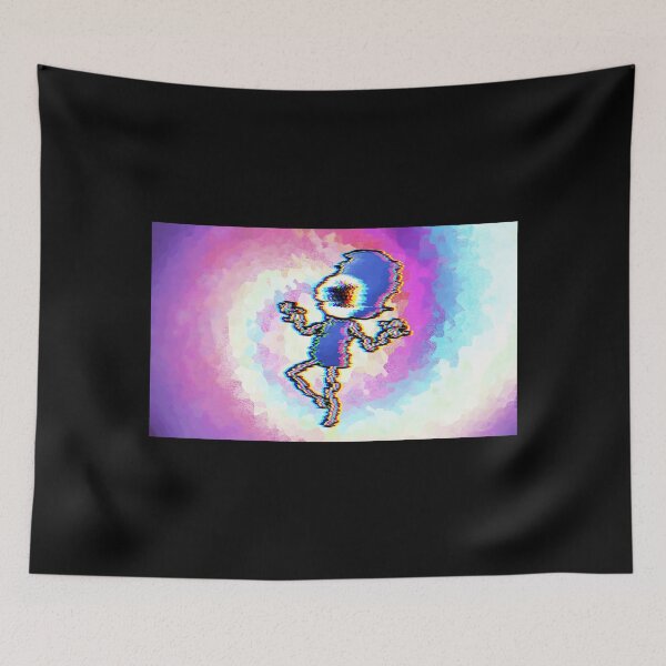 Item preview, Vibrant Retro Glitch Character Design designed and sold by Catsi-Nook-Art.