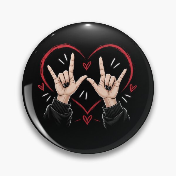 Item preview, I Love You ASL Sign Language Heart Hands. designed and sold by zmsl.