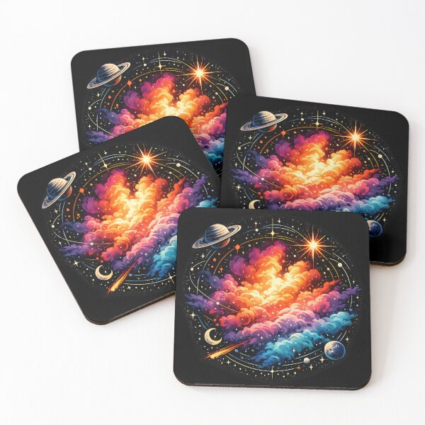 Item preview, Colorful emission nebula clouds designed and sold by Daily Quirk.