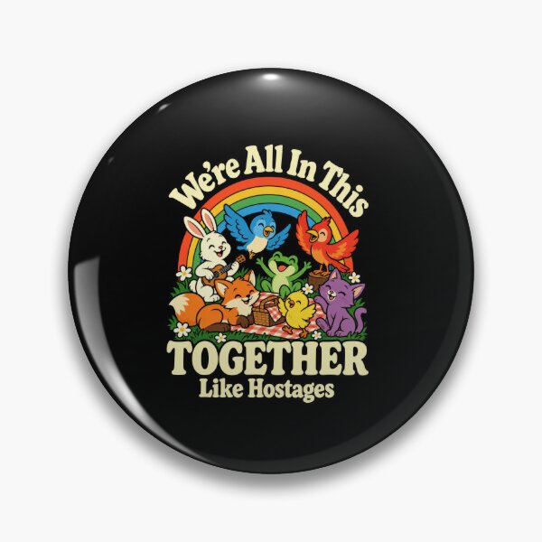 Item preview, Funny In This Together Like Hostages Animal Humor Art designed and sold by elderberry.