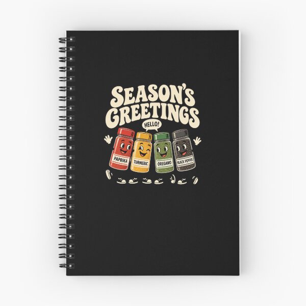 Item preview, Spice Jar Season's Greetings Holiday Pun designed and sold by elderberry.