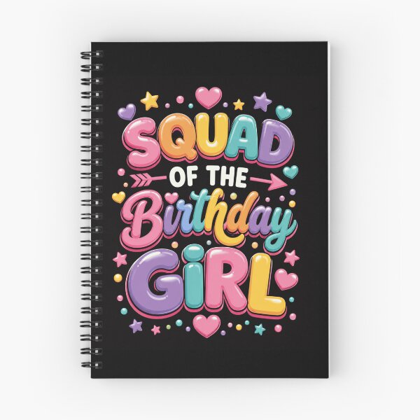 Item preview, Squad of the Birthday Girl Cute Balloon Letter Art designed and sold by anapldv.