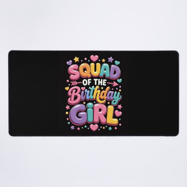 Item preview, Squad of the Birthday Girl Cute Balloon Letter Art designed and sold by anapldv.