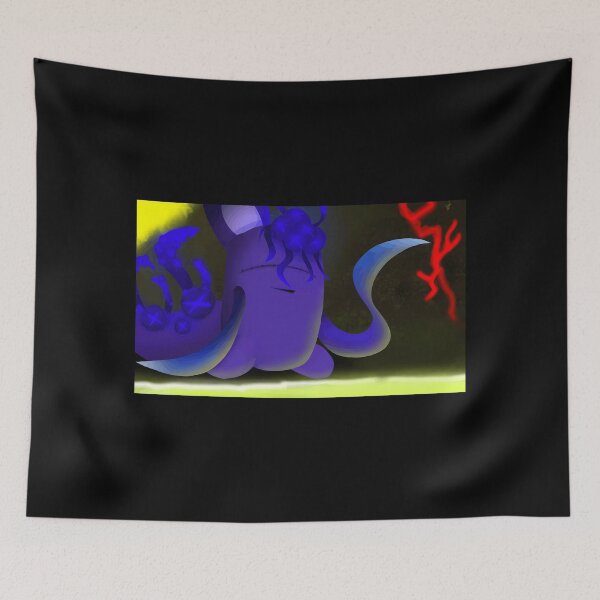 Item preview, Mystical Purple Octopus with a Dreamy Aura designed and sold by Catsi-Nook-Art.