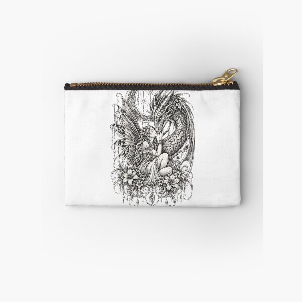 Item preview, Aryia and the Dragon – Gothic Fairy Fantasy designed and sold by FaerieFusion.