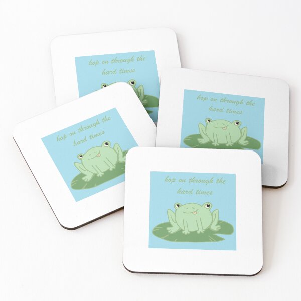 Item preview, Hop(e)ful Frog on a lily pad designed and sold by BitsyH.