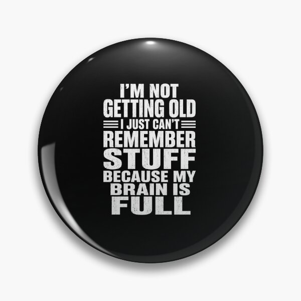 Item preview, brain fog funny aging quote for forgetful minds designed and sold by anapldv.
