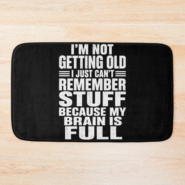 Item preview, brain fog funny aging quote for forgetful minds designed and sold by anapldv.