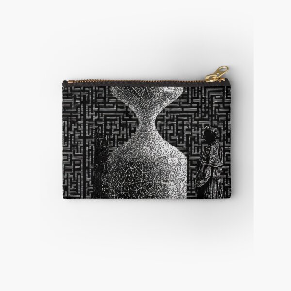 Item preview, Mysterious Hourglass Labyrinth Monochromatic Design designed and sold by POVAD.