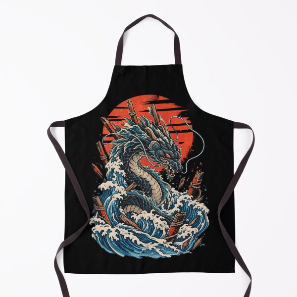 Item preview, Storm Dragon Ukiyo-e Wave - Japanese Mythology Inspired Fantasy Art designed and sold by Rosteri.