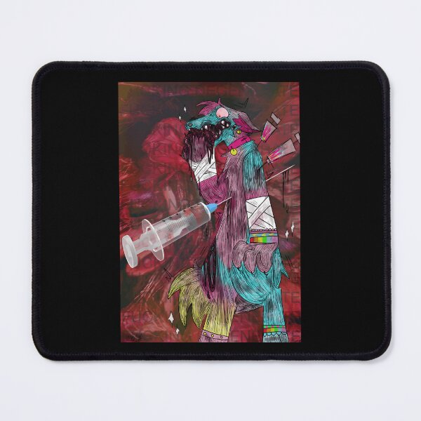 Item preview, Vibrant Monster with Syringe Art designed and sold by Catsi-Nook-Art.