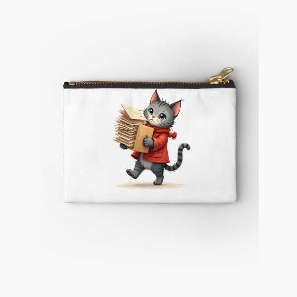 Item preview, Kitty Christmas Post Office – Christmas Letter Delivery Cat designed and sold by ArtemisEutopia.