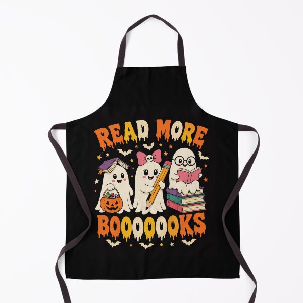 Item preview, Halloween Books Ghost Trio Spooky Reading Illustration designed and sold by anapldv.