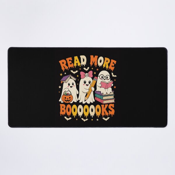 Item preview, Halloween Books Ghost Trio Spooky Reading Illustration designed and sold by anapldv.