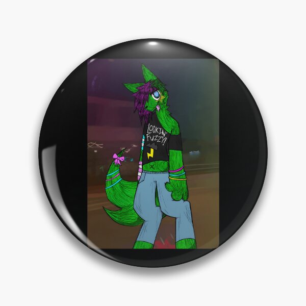 Item preview, Fuzzy Green Character with Attitude designed and sold by Catsi-Nook-Art.