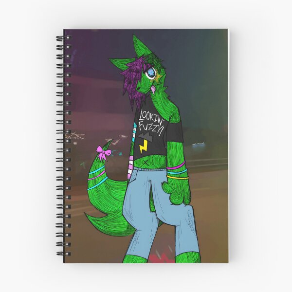 Item preview, Fuzzy Green Character with Attitude designed and sold by Catsi-Nook-Art.