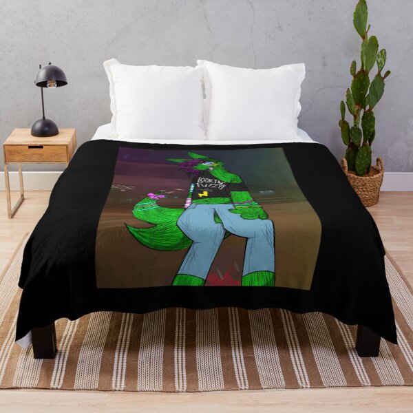 Item preview, Fuzzy Green Character with Attitude designed and sold by Catsi-Nook-Art.