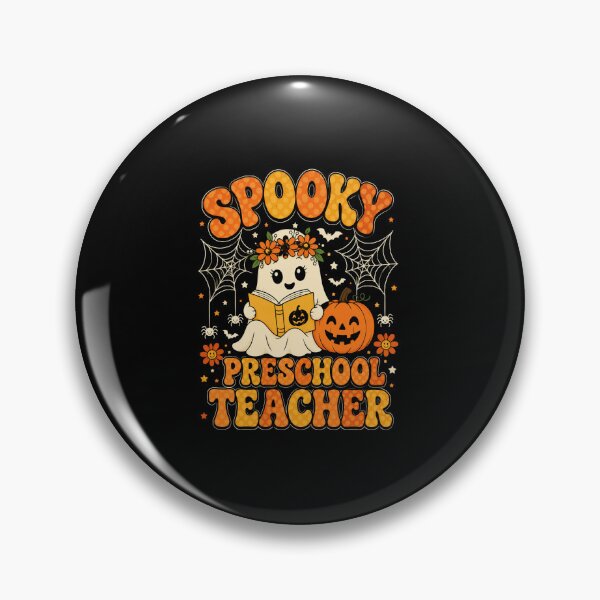 Item preview, Spooky Preschool Teacher Halloween Ghost Pumpkin designed and sold by anapldv.