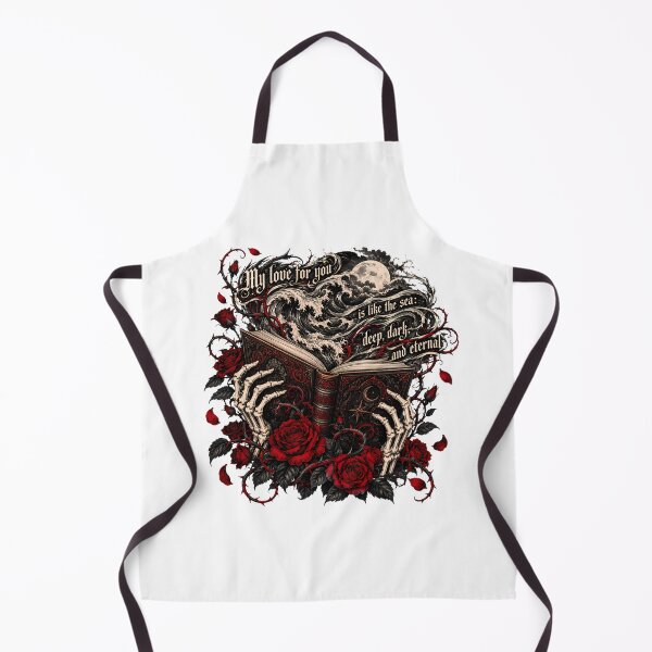 Item preview, Gothic Skeleton Holding Stormy Sea Dark Romance designed and sold by chattsuede.
