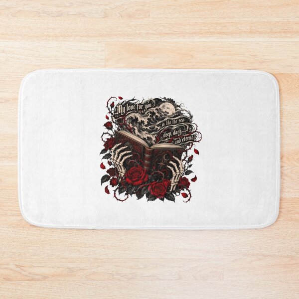 Item preview, Gothic Skeleton Holding Stormy Sea Dark Romance designed and sold by chattsuede.