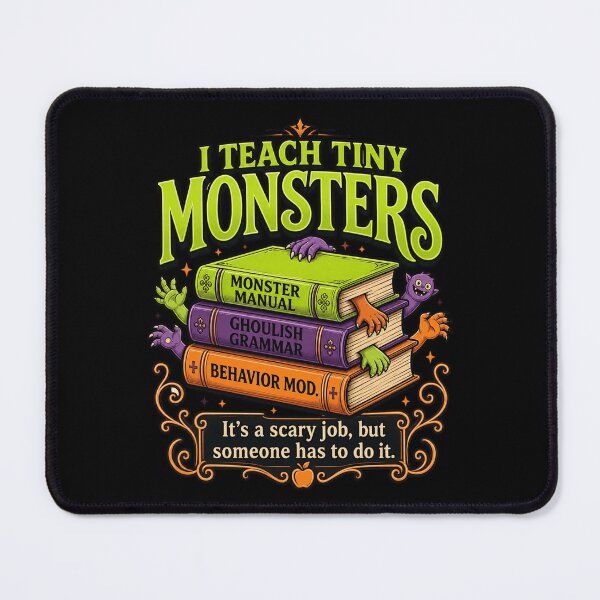 Item preview, I Teach Tiny Monsters - Funny Halloween Teacher Spooky Books designed and sold by artscreat.
