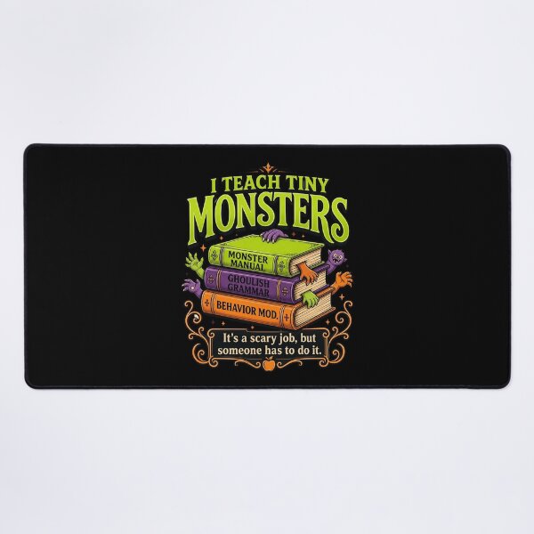 Item preview, I Teach Tiny Monsters - Funny Halloween Teacher Spooky Books designed and sold by artscreat.