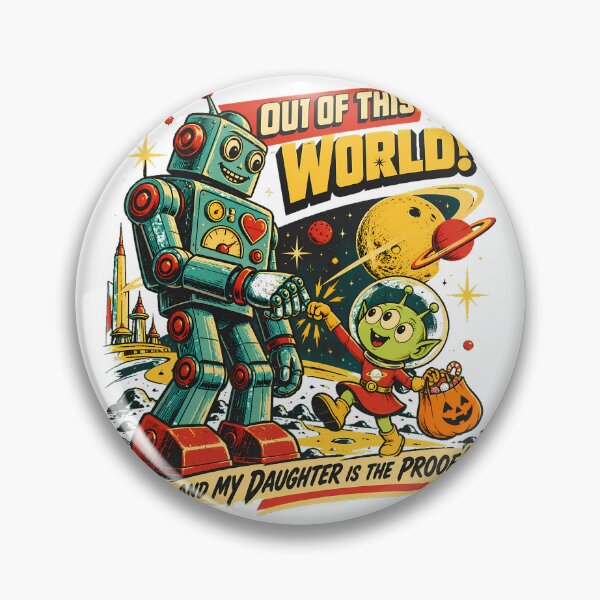 Item preview, Alien Daughter Robot Fist Bump Halloween Parent designed and sold by chattsuede.