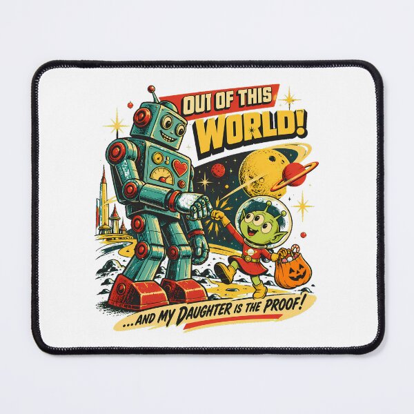 Item preview, Alien Daughter Robot Fist Bump Halloween Parent designed and sold by chattsuede.