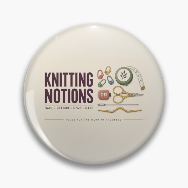 Item preview, Knitting Notions Pouch – Knitter Tool & Accessories Organizer Design designed and sold by astersgraphics.