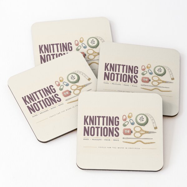 Item preview, Knitting Notions Pouch – Knitter Tool & Accessories Organizer Design designed and sold by astersgraphics.