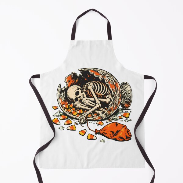 Item preview, Sad Skeleton Broken Candy Dish Halloween Goth designed and sold by chattsuede.