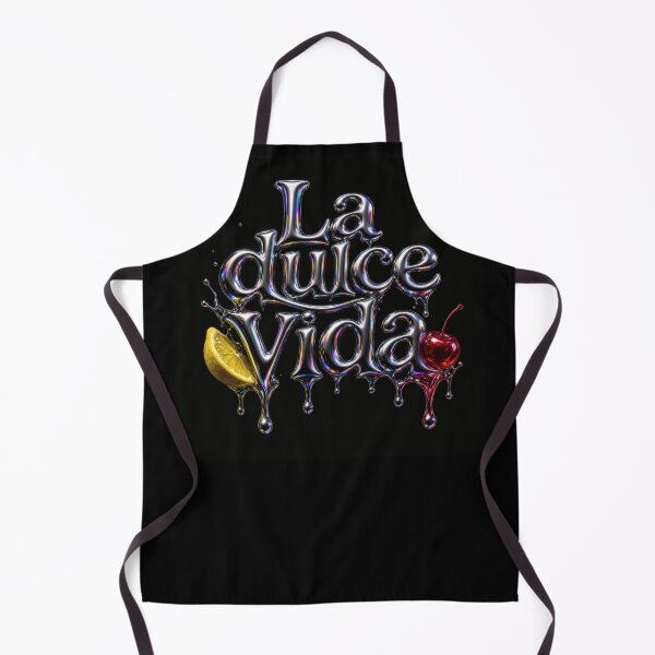 Item preview, La Dulce Vida Chrome Liquid Metal Fruit Design designed and sold by HappyOops.