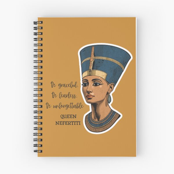 Item preview, Nefertiti Be Graceful Be Fearless Egyptian Quote Sticker designed and sold by KaBaRen.