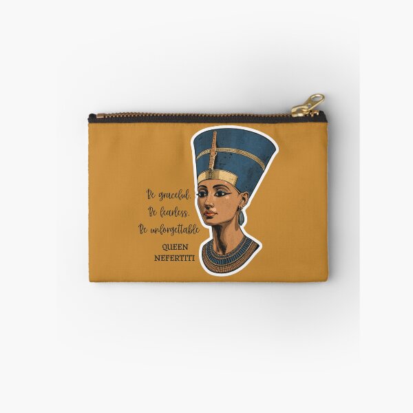 Item preview, Nefertiti Be Graceful Be Fearless Egyptian Quote Sticker designed and sold by KaBaRen.