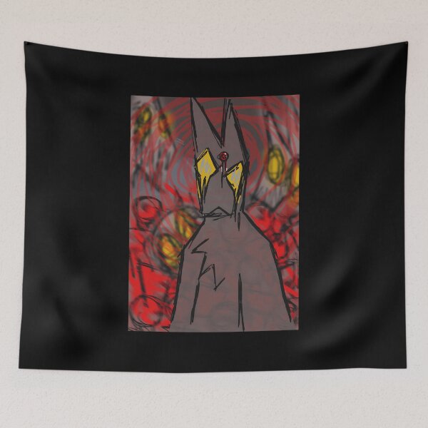 Item preview, Sinister Figure in Swirling Red designed and sold by Catsi-Nook-Art.