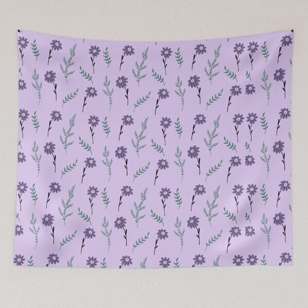 Item preview, Cute Purple Daisy Floral Seamless Pattern designed and sold by Vellduria.