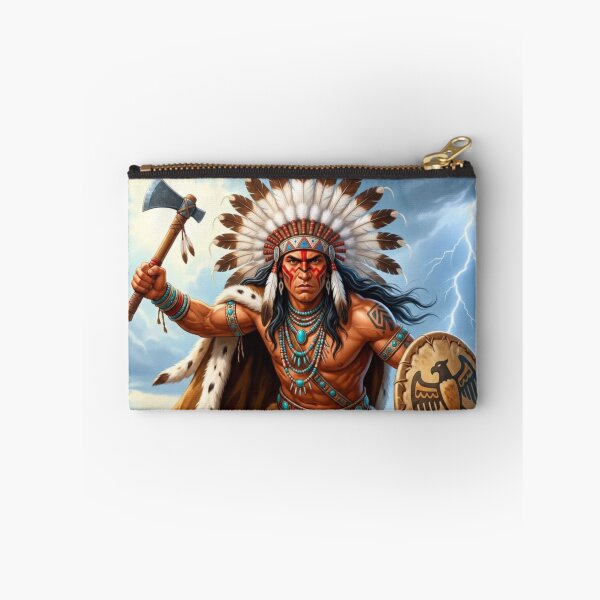 Item preview, Native American Warrior | Storm Plains | Indigenous Inspired Fantasy Art designed and sold by GarnerSupplyCo.