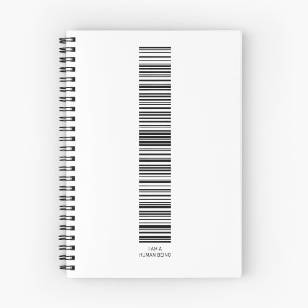 Item preview, Barcode: I am a human being PeekTee - Light BG designed and sold by THE MURMUR.