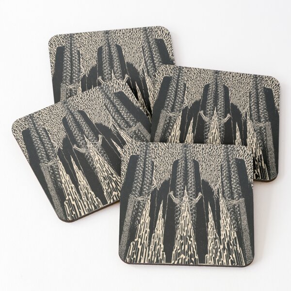 Item preview, Occult Guardians Abstract Geometric Art designed and sold by POVAD.