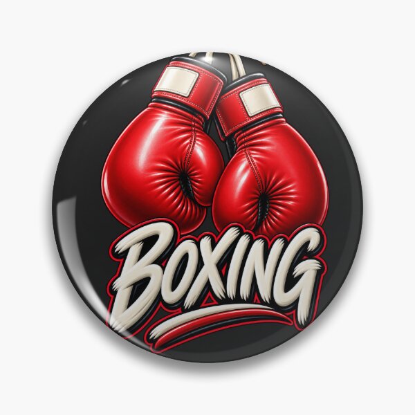 Artikelvorschau, Boxhandschuhe – Kräftiges rotes Vintage-Sportmotiv entworfen und verkauft von HO•Designs.