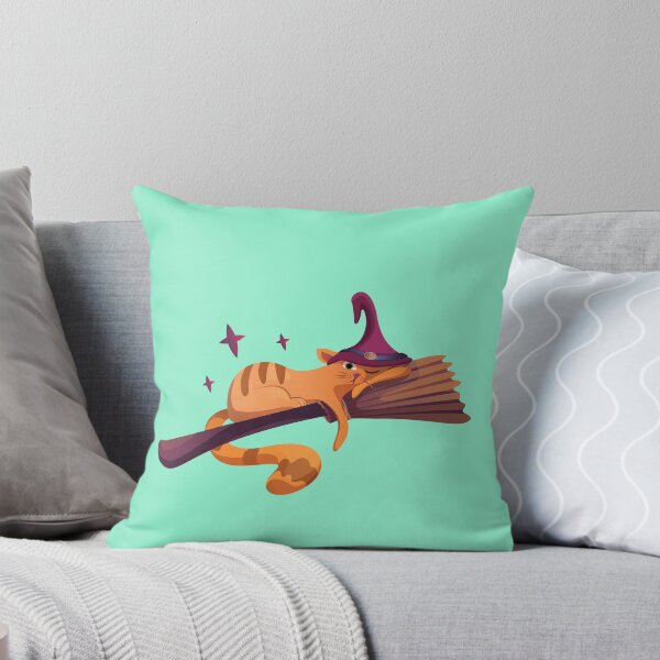 Item preview, Sleepy Wicth Cat designed and sold by sinemosis.