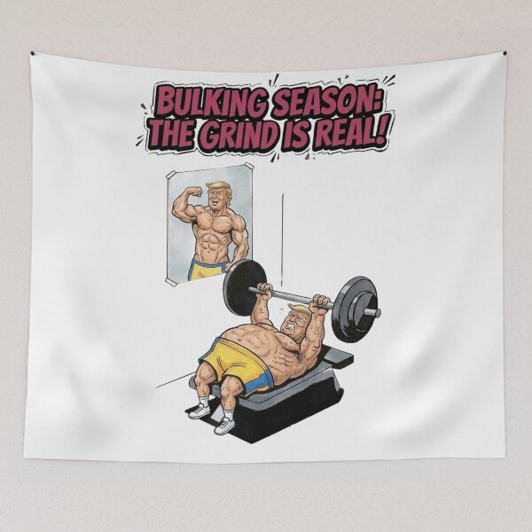 Item preview, Bulking Season The Grind Is Real Workout Humor designed and sold by Alaric4you.