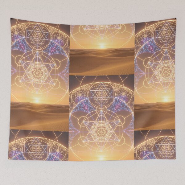 Item preview, Golden Sri Yantra Desert Sunset Mandala | Monkeybusiness designed and sold by monkeybusiness.pt.