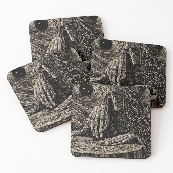 Item preview, Dark Mystic Skeletal Fortune Teller Art designed and sold by POVAD.