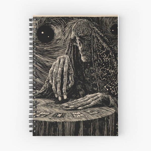 Item preview, Dark Mystic Skeletal Fortune Teller Art designed and sold by POVAD.