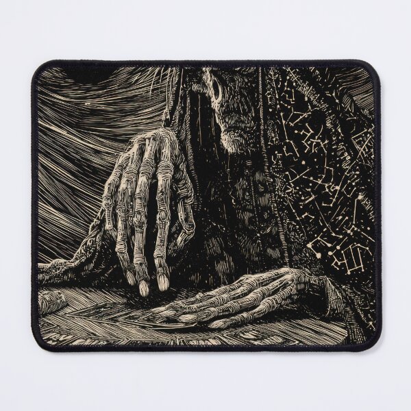 Item preview, Dark Mystic Skeletal Fortune Teller Art designed and sold by POVAD.