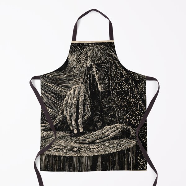 Item preview, Dark Mystic Skeletal Fortune Teller Art designed and sold by POVAD.