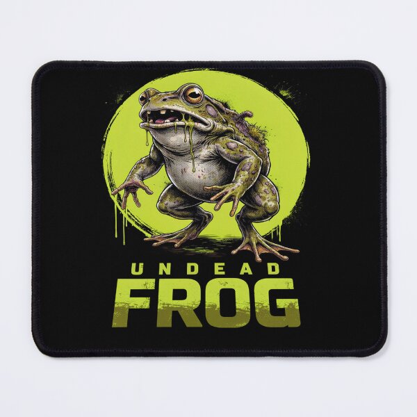 Item preview, Undead Frog Zombie Creepy Dystopian Horror Toad designed and sold by OurFunnyDesigns.